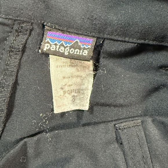 Patagonia Womens Black Technical Hiking Pants 8x31 Flare Boot Cut Performance - Picture 4 of 6